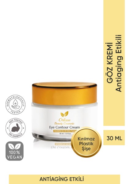 Göz Çevresi Bakım Kremi – Kırışıklık Karşıtı ve Nemlendirici Eye Contour Cream 30 ml