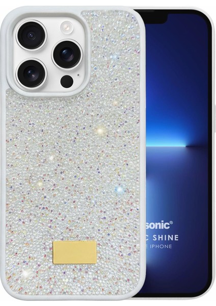 Apple iPhone 13 Pro Max Kılıf Cosmic Shine Beyaz