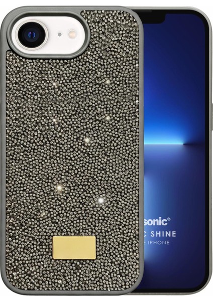 Apple iPhone 16E Kılıf Cosmic Shine Koyu Gri