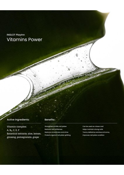Playınn Vitamins Power Tırnak Güçlendirici fiyatları