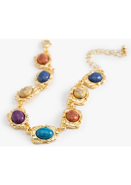 Boncuk Detaylı Zincir Bileklik fiyatları