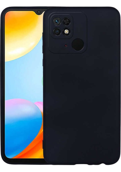 Xiaomi Poco C40 Kılıf Senk Premier Silikon Kapak-Siyah