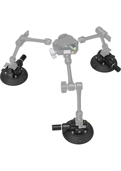 4122B 4'' Vakumlu Kamera Montaj Desteği Araç Çekim Vantuzu modelleri