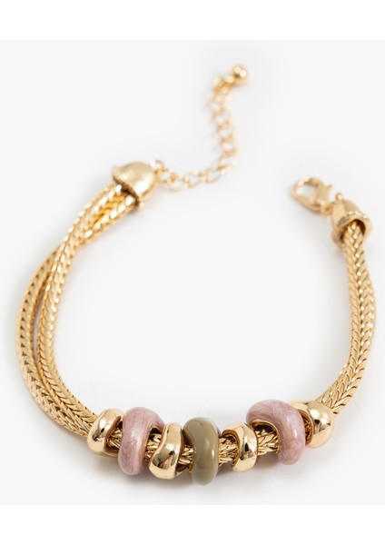 Taş Detaylı Zincir Bileklik fiyatları