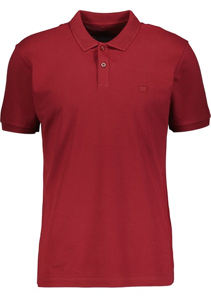 Erkek Bordo Polo Tişört