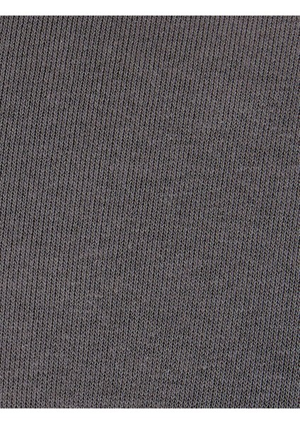 Arkası Baskılı Sweatshirt Oversize Kapüşonlu Şardonlu