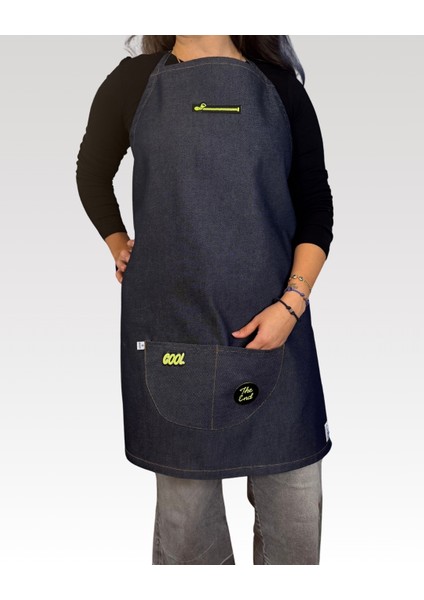 Yetişkin Aşçı / Mutfak / Boyama Önlüğü - Neon Sticker