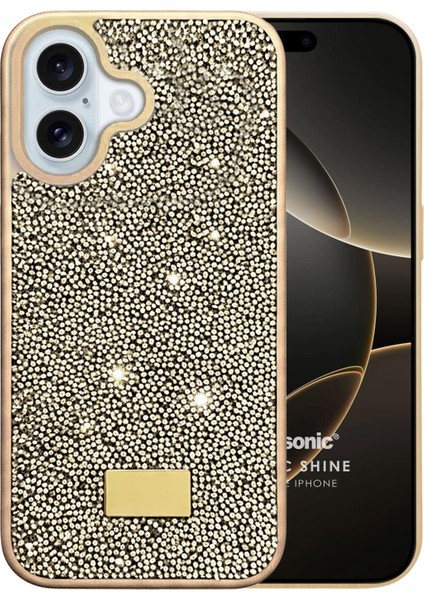 Apple iPhone 16 Plus Kılıf Cosmic Shine Gold