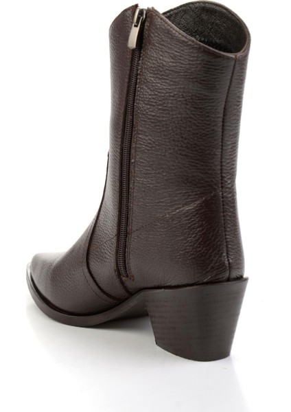 Kahve Hakiki Deri Kadın Bot & Bootie K02140000403 modelleri