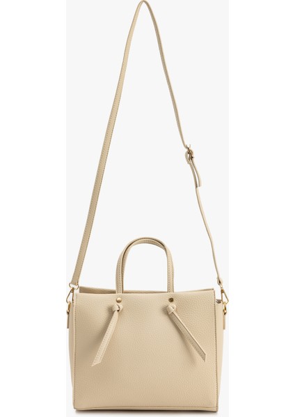 Fermuarlı Suni Deri Saplı Askılı Tote Çanta fırsatları