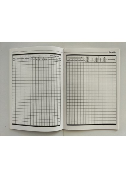 Aylık Puantaj Defteri A5 fiyatları