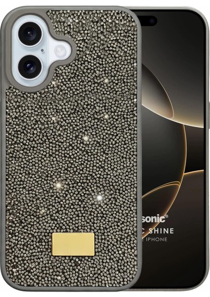 Apple iPhone 16 Plus Kılıf Cosmic Shine Koyu Gri