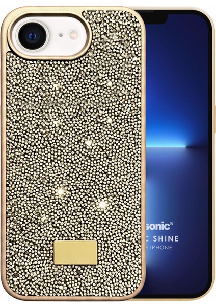 Apple iPhone 16E Kılıf Cosmic Shine Gold