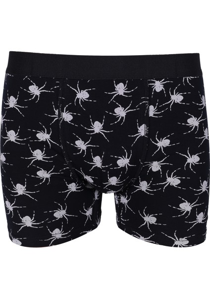 Erkek Tekli Desenli Pamuklu Boxer