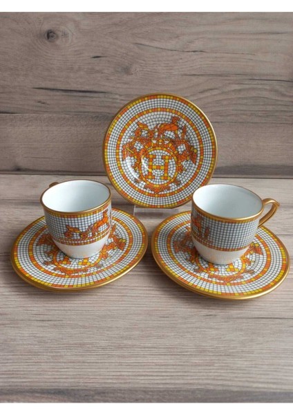 Truva 6 Kişilik Kahve Fincanı Seti