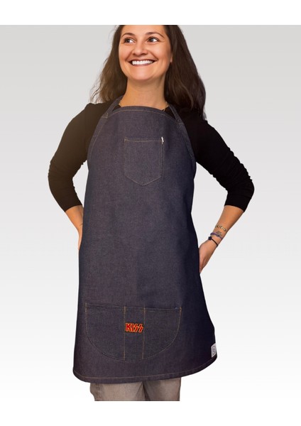 Yetişkin Aşçı / Mutfak / Boyama Önlüğü - Kiss Sticker