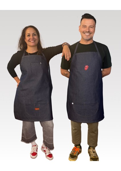 Yetişkin Aşçı / Mutfak / Boyama Önlüğü - Dil Çıkarma Sticker modelleri