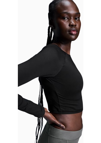 Studio Long-T Crop Butter-Soft Nefes Alabilir Kısa Kadın Üst indirimleri