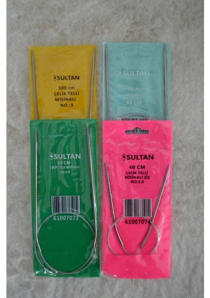 Çelik Telli Misinalı Şiş Seti – 3 No