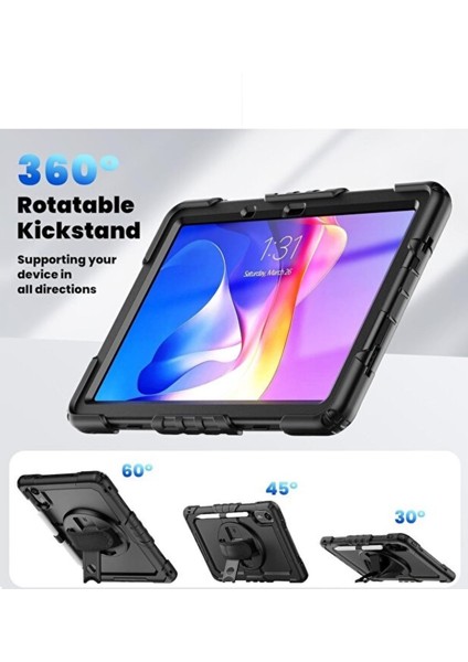 Huawei Matepad Se 11'' Inç 2024 Kılıfı Askılı Standlı Defender Yüksek Koruma Zırh Kapak modelleri
