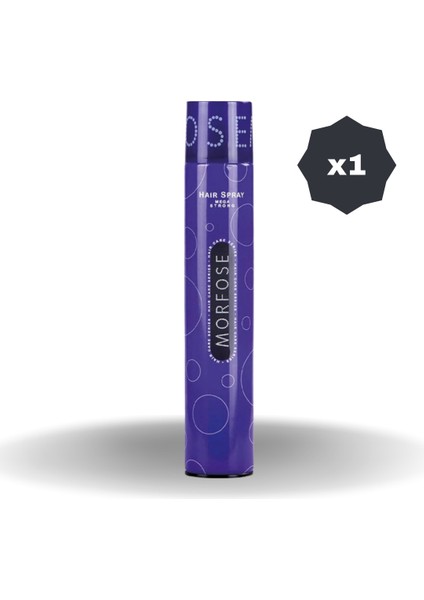 Mega Strong Mor Saç Spreyi 400 ml - Güçlü Tutucu Etki ile Mor Renkli Saçlar İçin