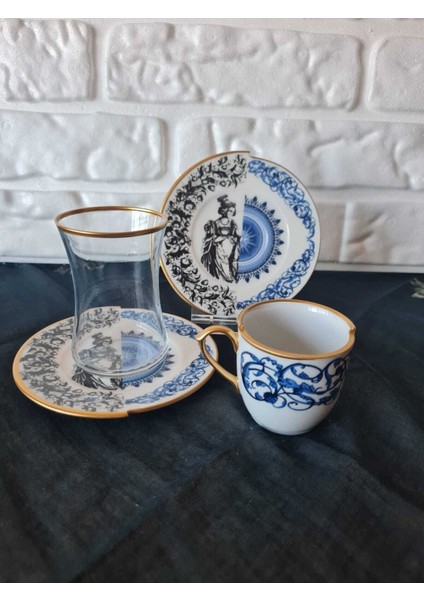 Artemıs- 6 Kişilik 18 Parça Çay Kahve Seti