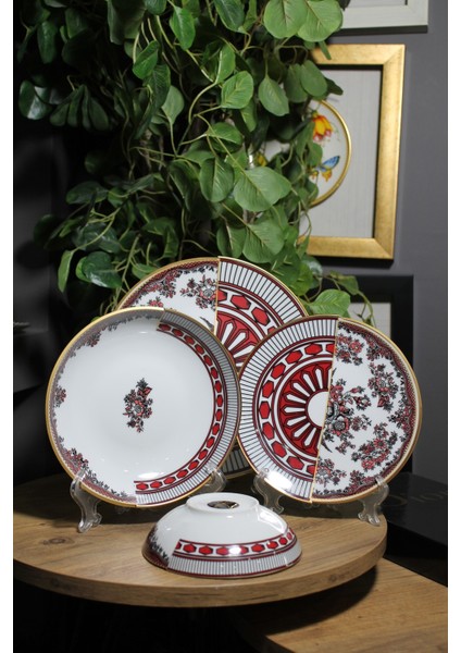Appollo Desen Özel Tasarım 24 Parça Yemek Takımı fiyatları