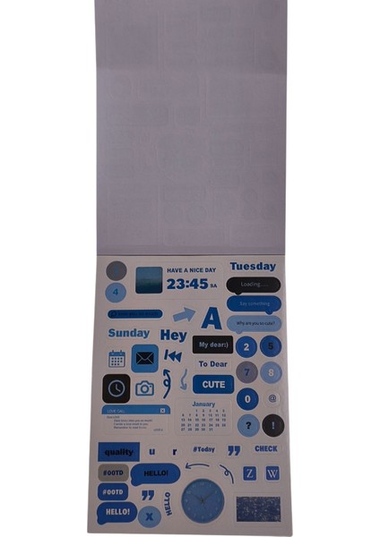 BM-1538 12 Adet Yaldızlı Çiçek Desenli Kağıt Bant fırsatları