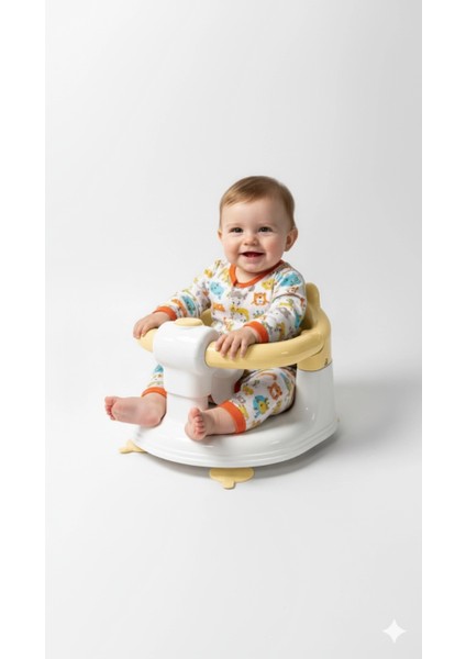 Önden Açılır Bebek Banyo & Bebek Mama Oturağı Sarı indirimleri