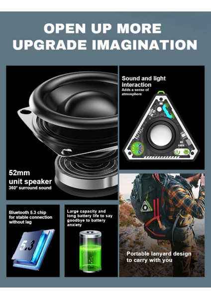 Mini Ses Bombası Bluetooth hoparlör Çok güçlü ses Usun şarj süresi Tüm telefon tablet uyumlu modelleri