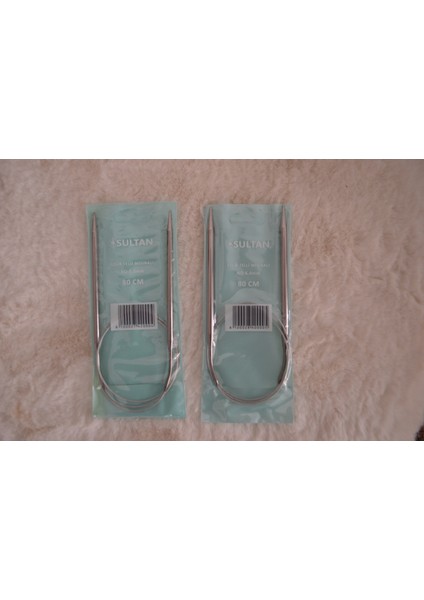 Çelik Telli Misinalı Şiş Seti – 5 No ve 6 No (80CM)