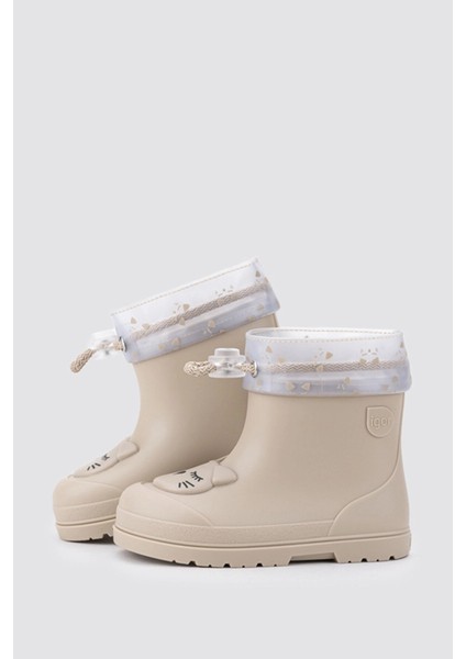 Mendi Gato Borrego Beige Içi Kürklü Çocuk Yağmur Çizmesi fiyatları
