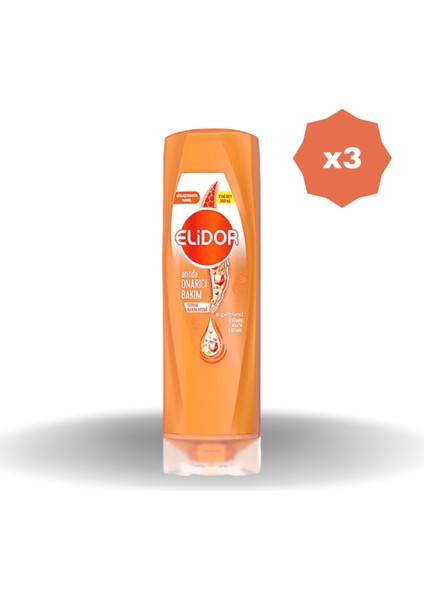 Anında Onarıcı Saç Kremi 350 ml - (3 Adet)