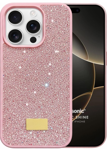 Apple iPhone 15 Pro Max Kılıf Cosmic Shine Pembe