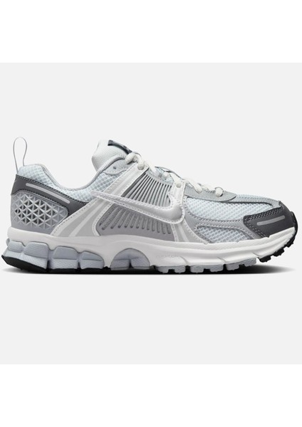 Bowerman Zoom Vomero 5 Running Shoes Hakiki Deri Reflektörlü Kadın Koşu Yürüyüş Ayakkabısı Gri