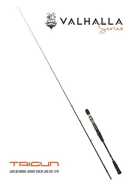 Valhalla Taigun 213CM 60-200GR Tai Rubber Kamışı