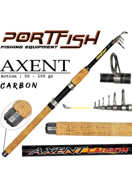 Portfish Axent Tele Kamışı 50-100 gr