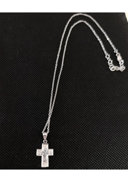 Küçük Işçilikli Haç Gumus Kolye fiyatları