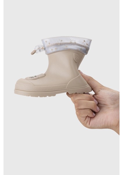 Mendi Gato Borrego Beige Içi Kürklü Çocuk Yağmur Çizmesi modelleri