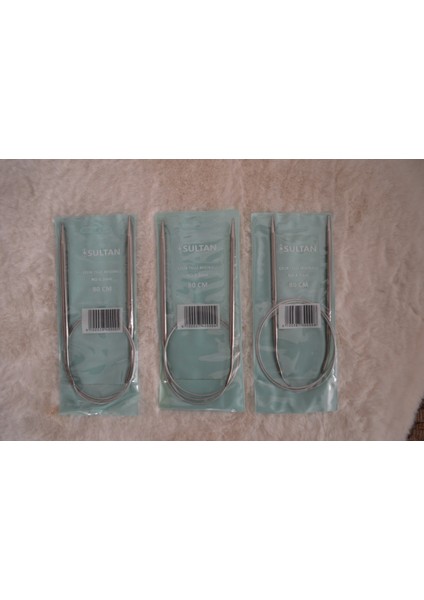 Çelik Telli Misinalı Şiş Seti – 80CM – 4,5 No / 5 No / 6 No