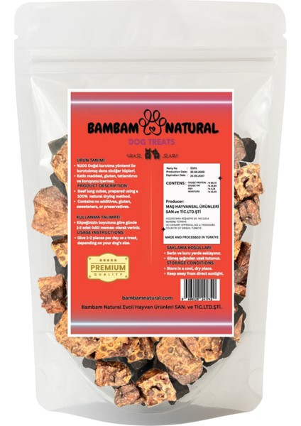 Köpek Çiğneme ve Ödül Mamaları 2'li Paket 200GR Tavuk Ayağı ve Akciğer Küp 2cm fırsatları