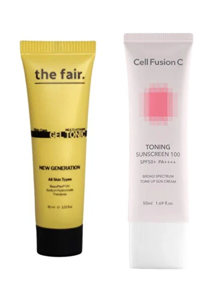 Multi Vitamin Jel Tonik 30 ml ve Cell Fusion C Toning Güneş Kremi 50 ml