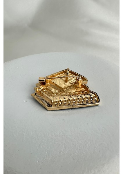 Renkli Kitap Figürlü,taş Detaylı Tasarım Broş (3cm) fiyatları