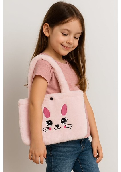 Peluş Çanta-Pofuduk Dostlar Çantası-Neşeli Pofidikler-Yol Arkadaşım/28×22×47 cm