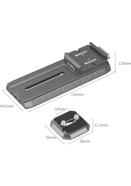 4638 Djı Rs 2 / Rsc 2 / Rs3 / Rs 3 Pro / Rs 4 / Rs 4 Pro Için Hawklock H38 Manfrotto Hızlı Çıkarma Plakası modelleri