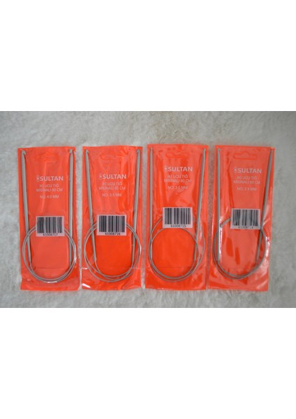 Iki Ucu Tığ Misinalı Şiş Seti – 80CM – 2,5/3/3,5/4 No