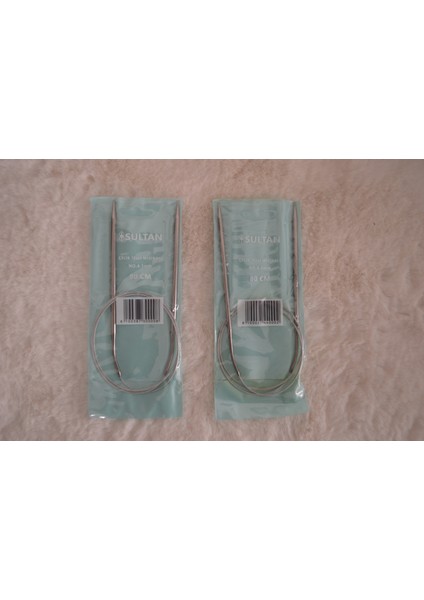 Çelik Telli Misinalı Şiş Seti – 4 No ve 4,5 No (80CM)