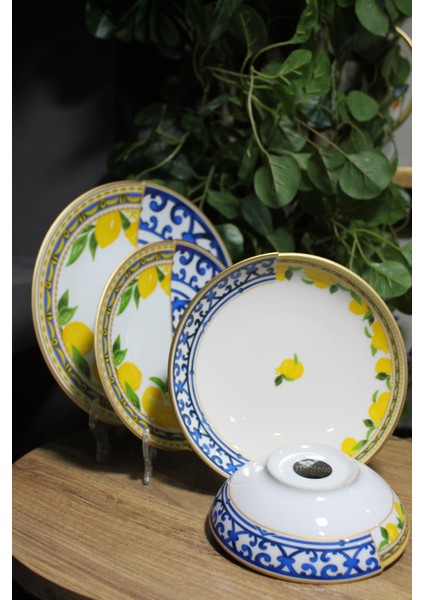 Lemon Platın- 24 Parça Yemek Takımı