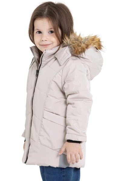 Kapşonlu Kışlık Kız Çocuk Mont 4043 fiyatları