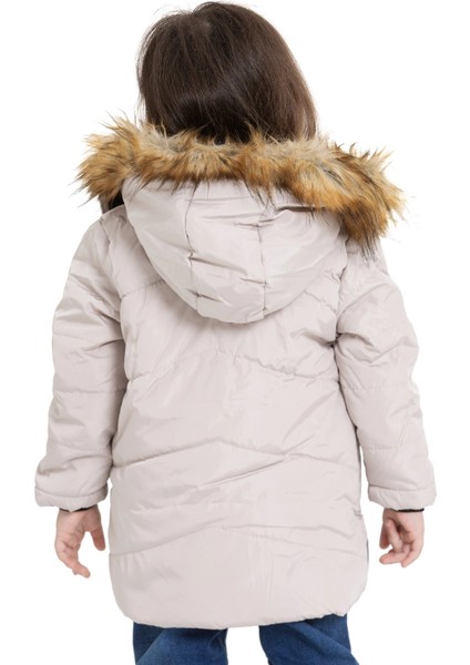 Kapşonlu Kışlık Kız Çocuk Mont 4043 indirimleri